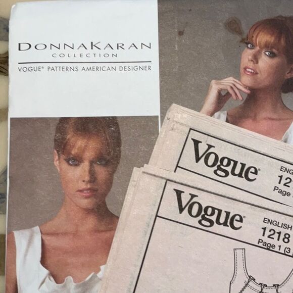 Vogue pattern, 1218, Donna Karan Collection. - Picture 5 of 5